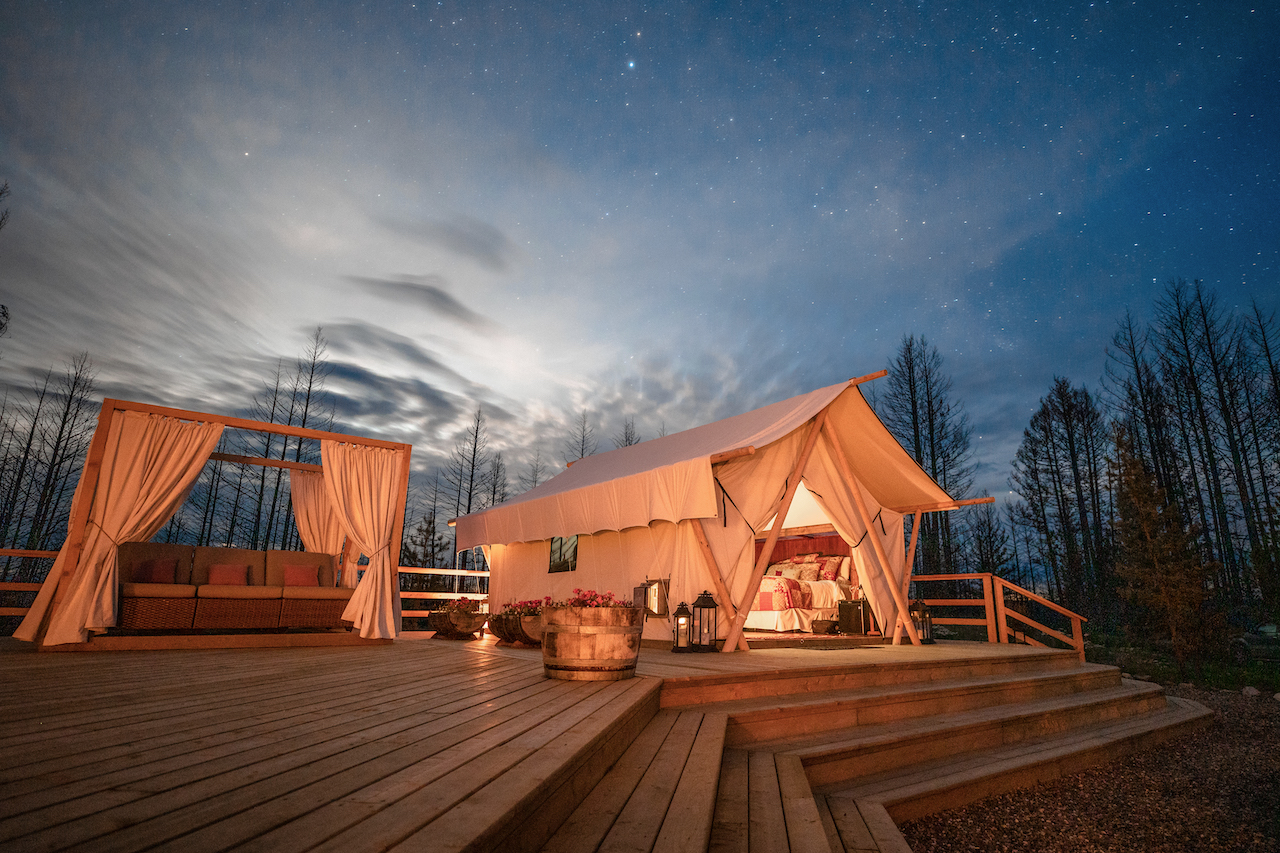 These are five of the most beautiful places you can go glamping in