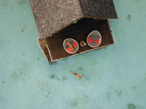 Overwater bungalows at Bawah Reserve luxury private island resort