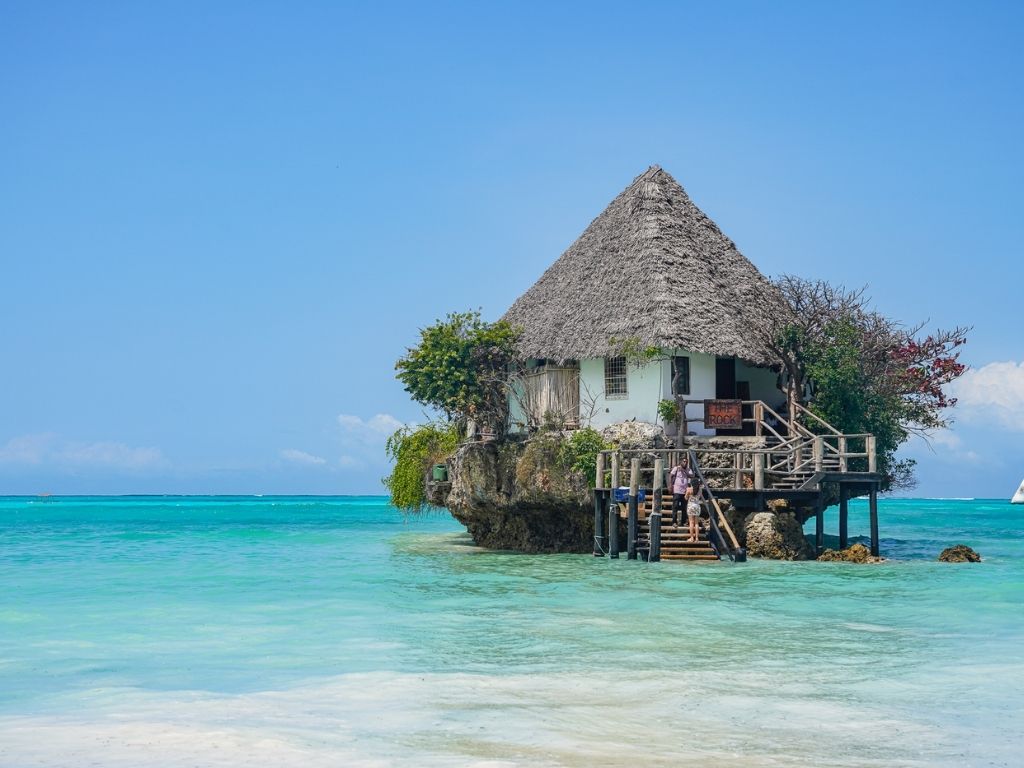 The Rock restaurant Zanzibar