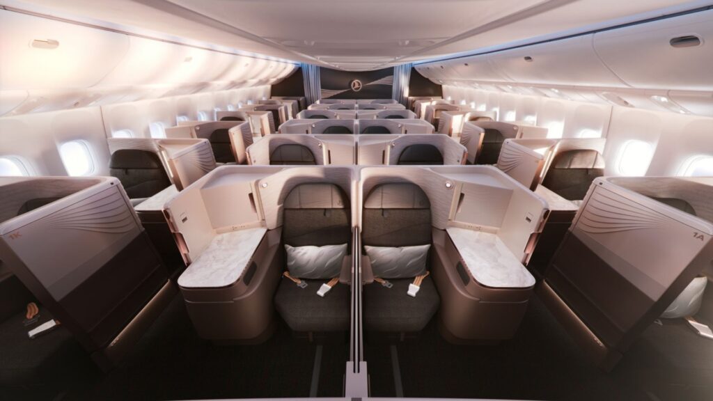 Turkish Airlines new Business Class cabin